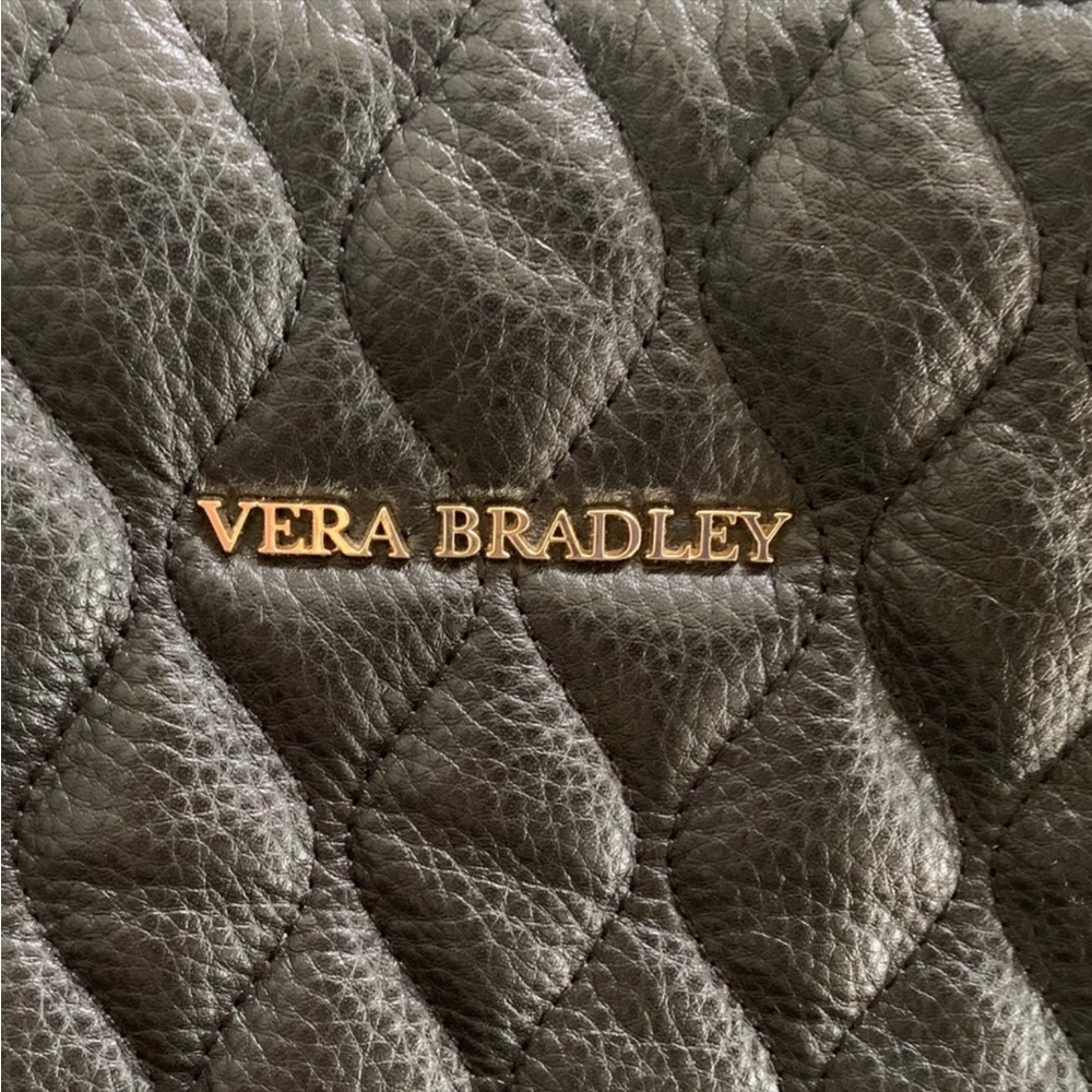 Vera Bradley Black Large Tote - Picture 7 of 8